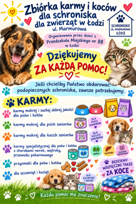 Zbi&oacute;rka dla schroniska