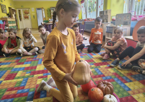 dzielimy dynie na grupy pod kątem koloru