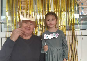 Basia z dziadkiem