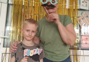 Staś z babcią