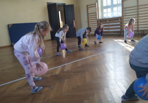 Grupa IV podczas ćwiczeń