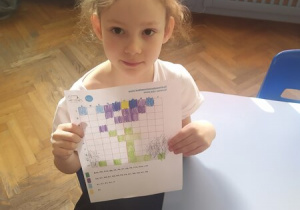 Dziewczynka koduje