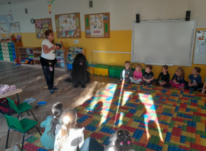 Dogoterapia z psem Tadzikiem