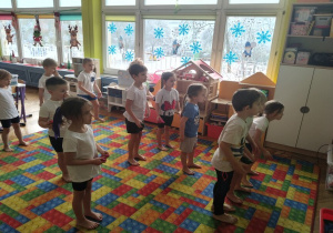 skupieni na ćwiczeniu