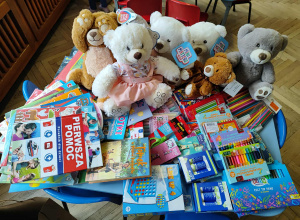 Podziękowanie za udział w akcji "Dzień Pluszowego Misia"