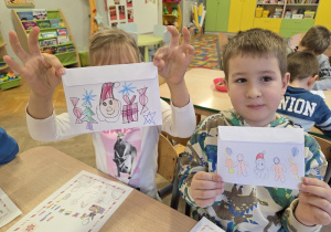 rysowanie listu do świętego Mikołaja