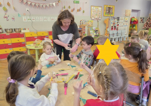 tworzenie aniołków z sizalu