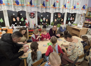 Świąteczne warsztaty z rodzicami.