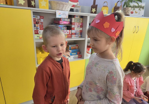 Dzieci składają życzenia