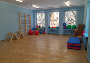 Nowa sala gimnastyczna w naszym przedszkolu