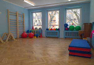Nowa sala gimnastyczna w naszym przedszkolu