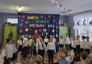 ilustracja ruchem piosenek dla dziadków