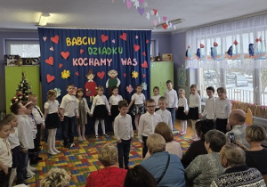 ilustracja ruchem piosenek dla dziadków