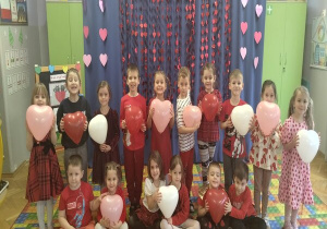 truskaweczki na balu walentynkowym