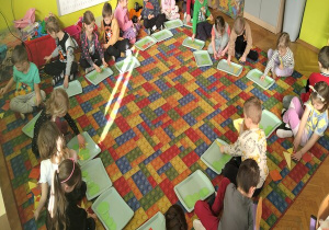 układanie obrazków z figur