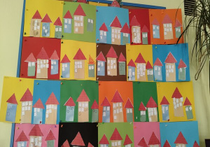 truskawkowe domki z figur