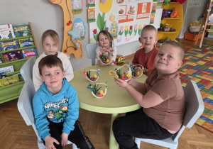 pokaz powstałych koszyczków