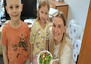 sałatka grecka u naszej Pani Intendent Pauliny